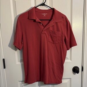 Croft & Barrow Nantucket Red Polo Shirt Classic Design